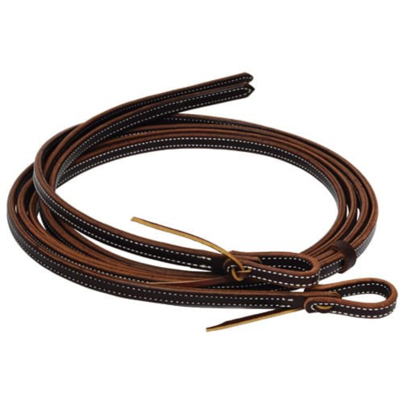 Professional’s Choice Oiled 2-Ply Latigo Reins, Burgundy
