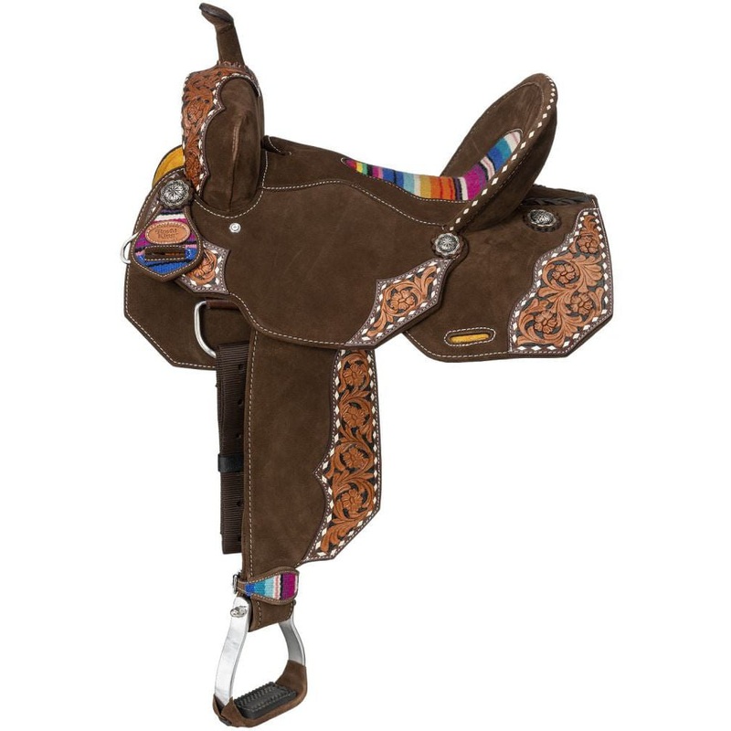 Royal King Pecos Saddle|Brown|Black|14 in|15 in|16 in
