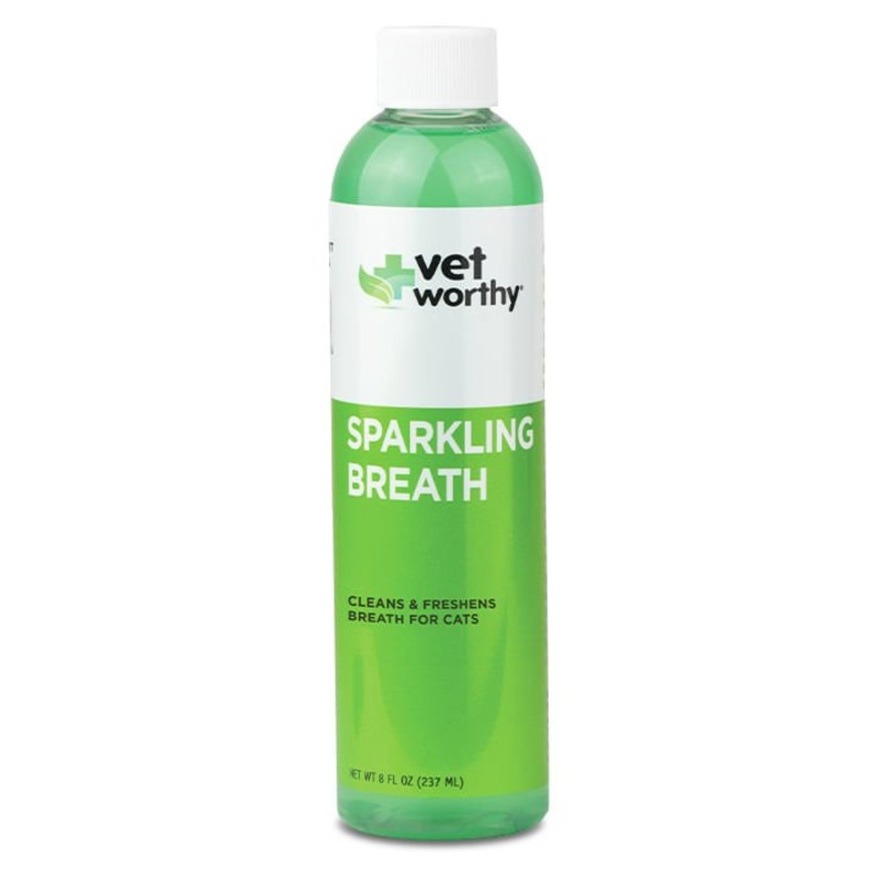 Vet Worthy Cat Sparkling Breath, 8 oz