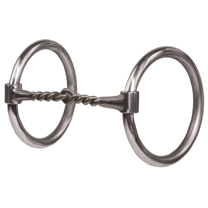 Equisential Half and Half Loose Ring Snaffle Bit