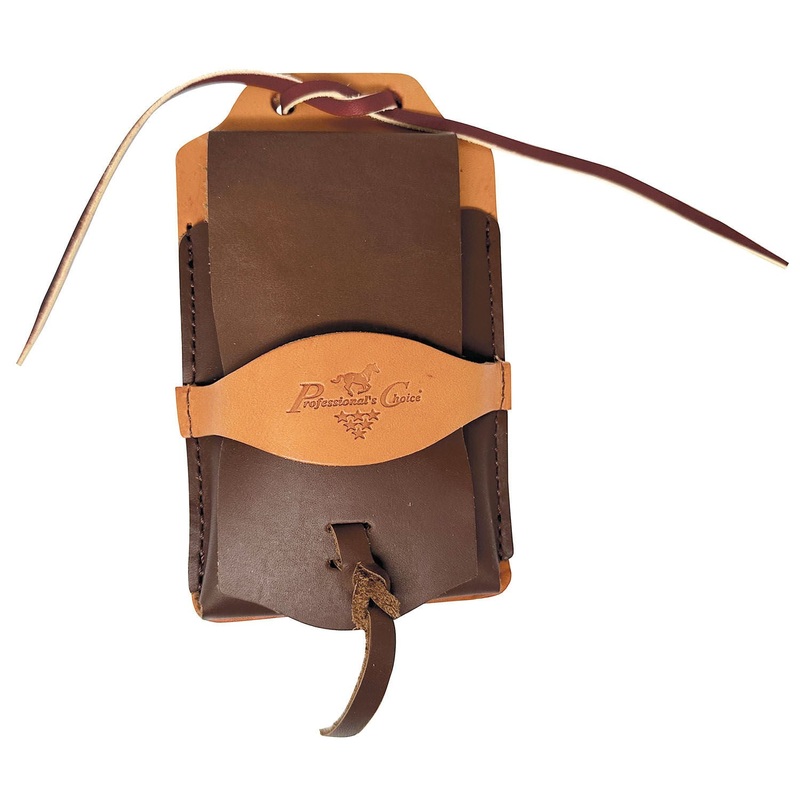 Leather Cell Phone Case|Brown|Aqua Floral