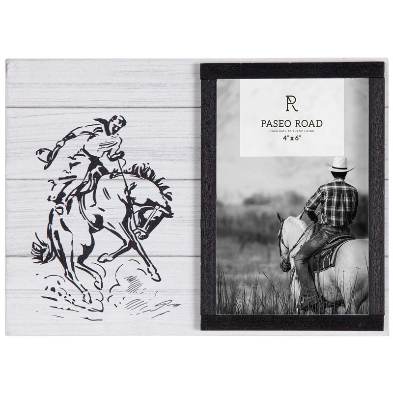 Ranch Life Bronc Rider Picture Frame, 4 x 6
