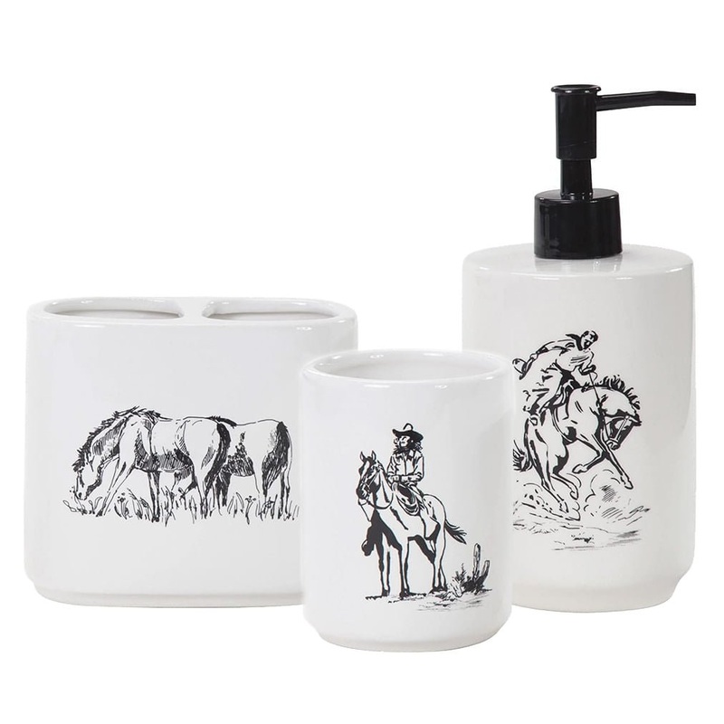 Ranch Life Countertop Bathroom 3 Piece Set