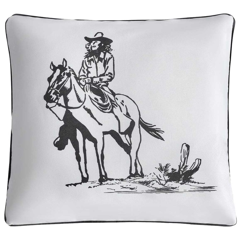 Ranch Life Indoor/Outdoor Pillow, Cowgirl