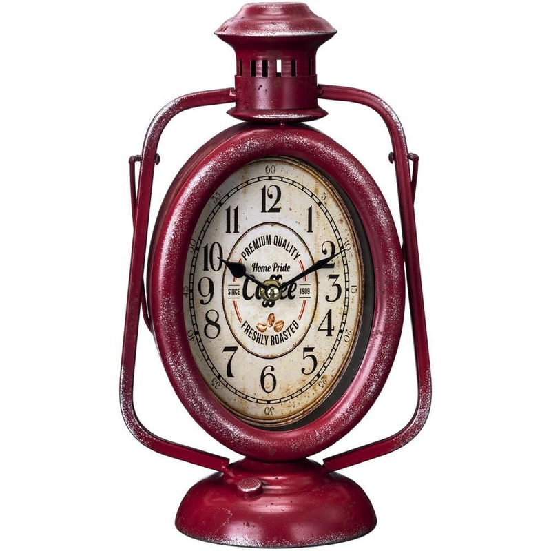 Red Lantern Tabletop Clock|Red