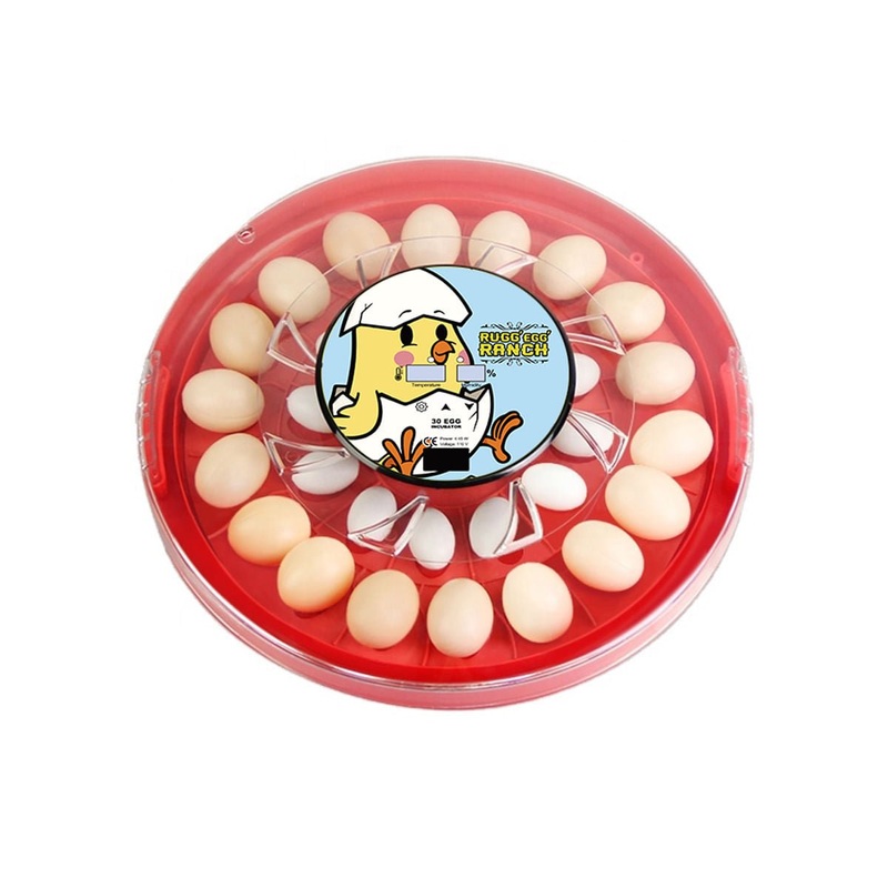 Rugg’EGG’ Ranch 30 Egg Incubator, Red