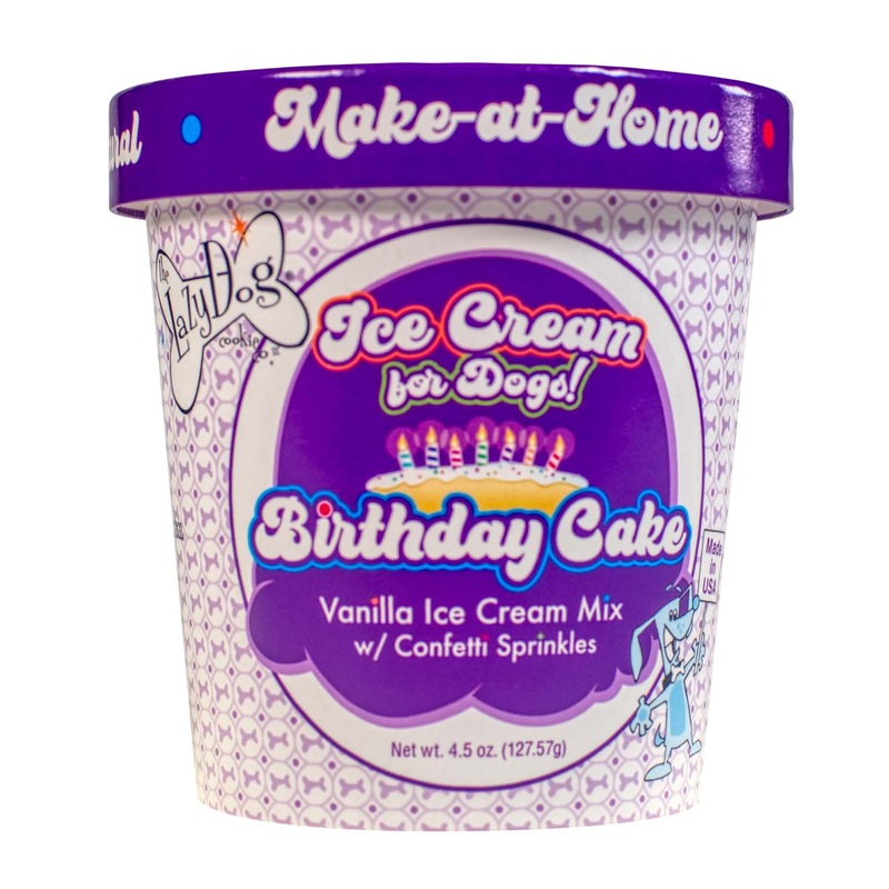Birthday Cake Ice Cream Mix for Dogs