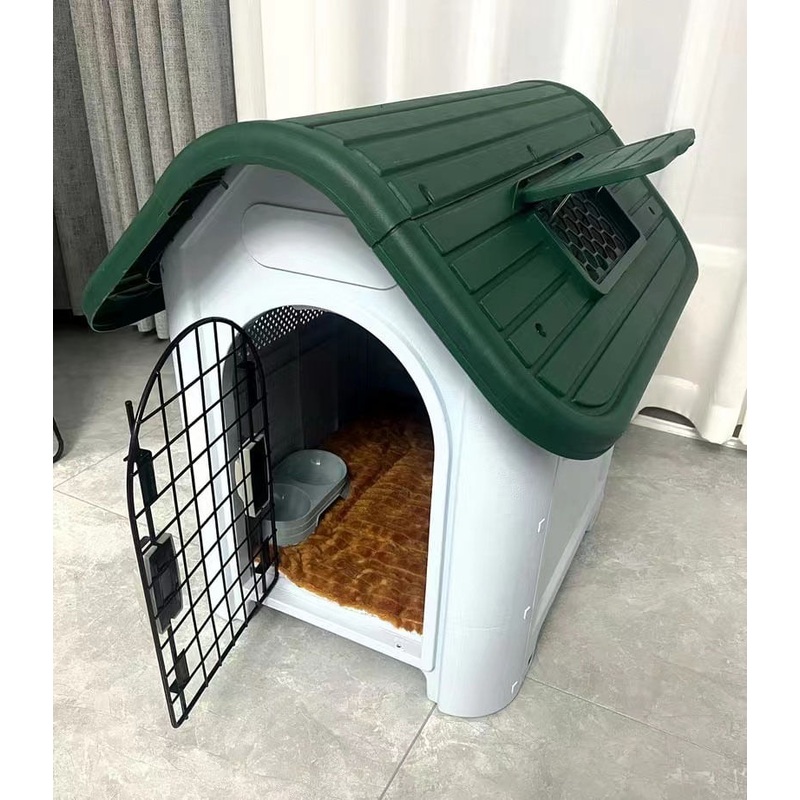 Green Roof Dog House with Air vent