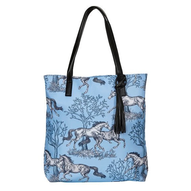 Lila Blue Toile Tote