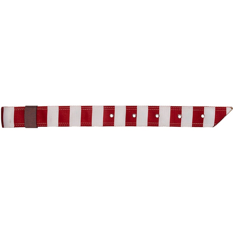 Mustang Red & White Stripes Print Nylon Off Billet, 20 L
