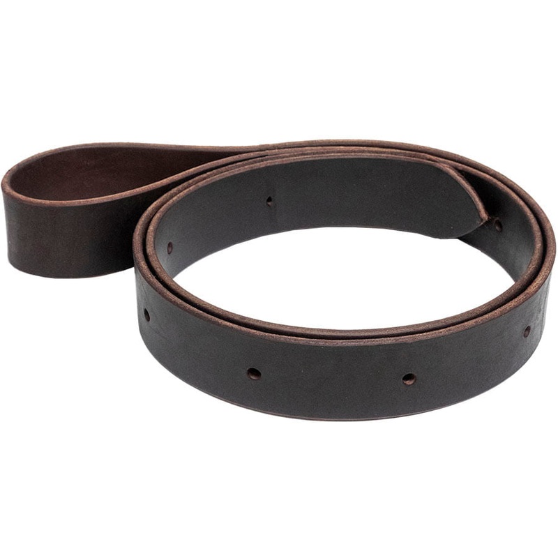 Poplar Head Premium Half Breed Oiled Latigo Leather Off Billet