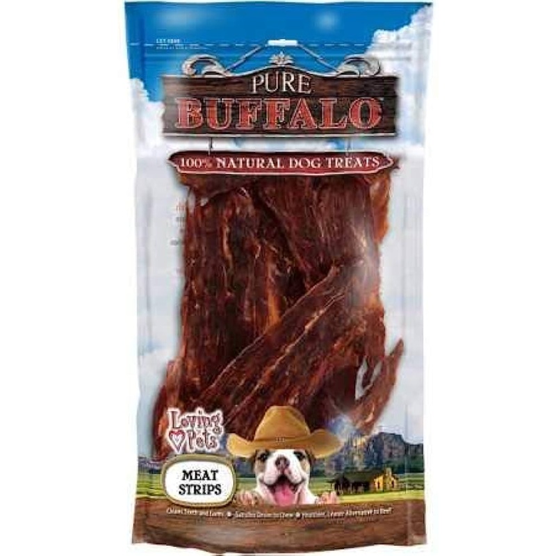 Pure Buffalo Jerky Meat Strips, 3.5 oz
