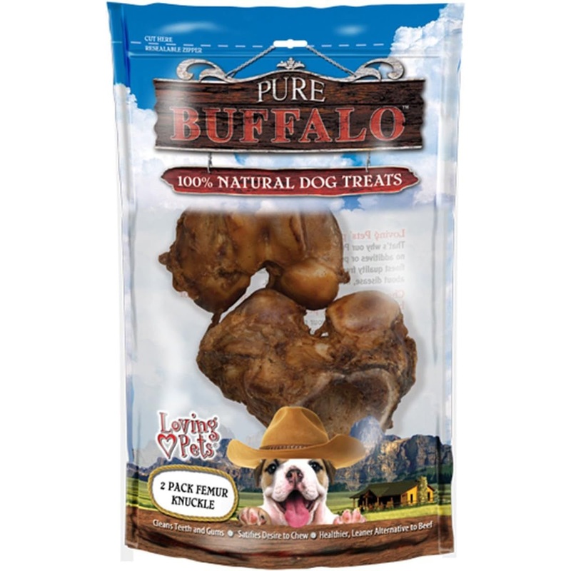 Pure Buffalo Meaty Femur Knuckle, 2 PK