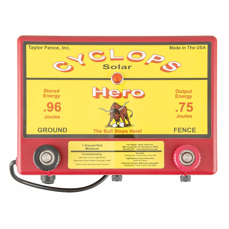 Cyclops Hero Solar .75 Joule Fence Charger