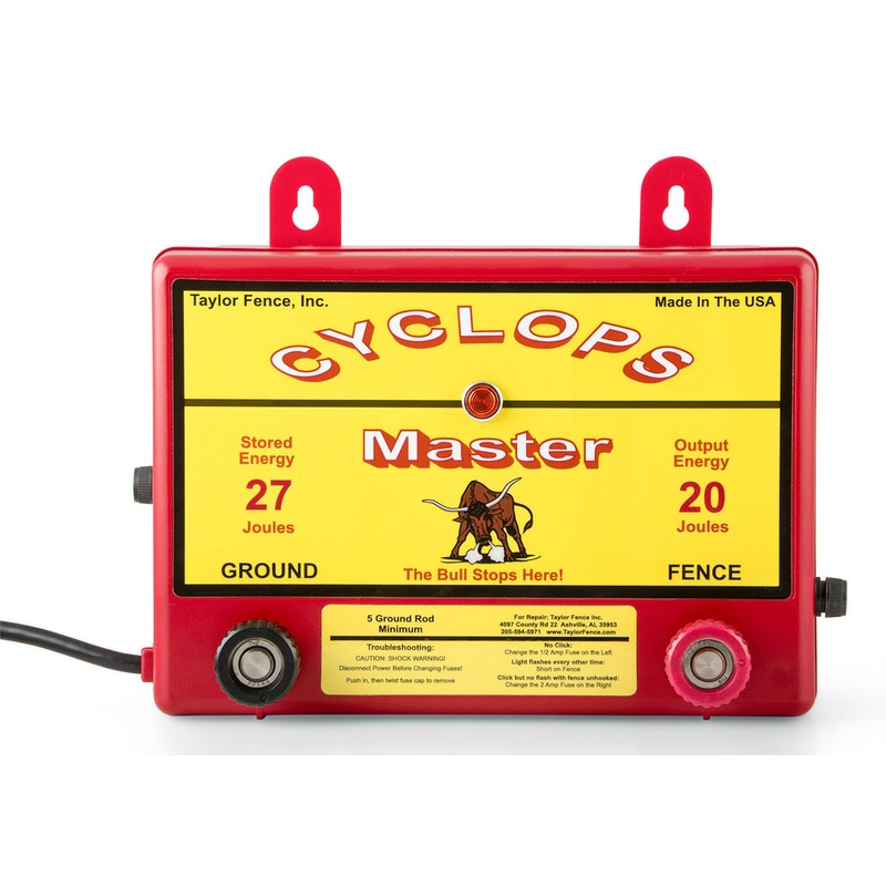 Cyclops Master 20 Joule AC Fence Charger