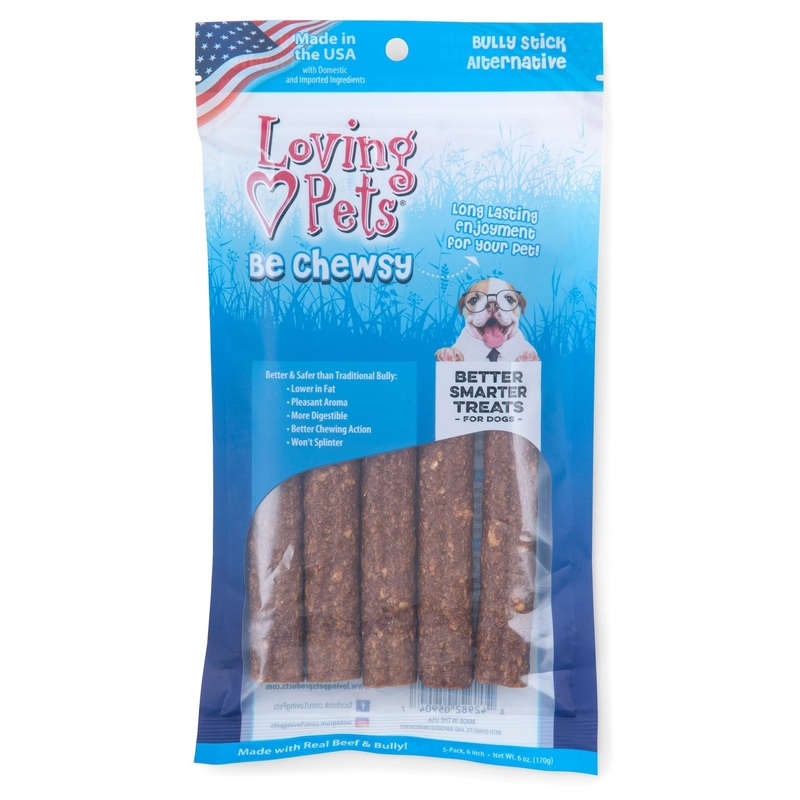 Loving Pets Be Chewsy, Bully Stick Alternative