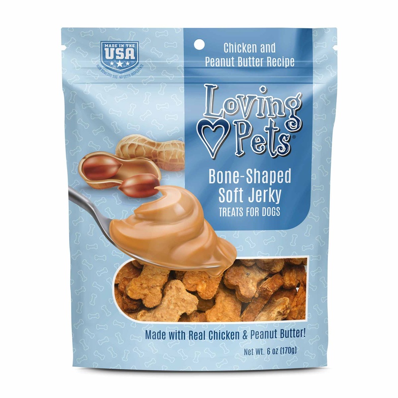 Loving Pets Made in USA Soft Jerky Dog Treats, 6 oz
