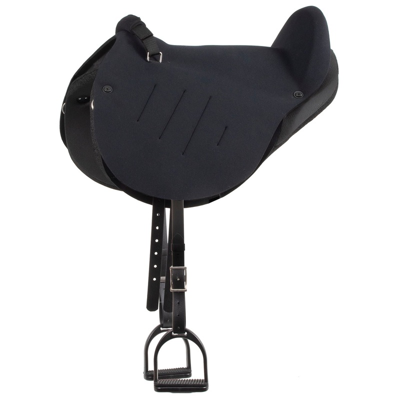 Mustang English Soft Ride Saddle, Black
