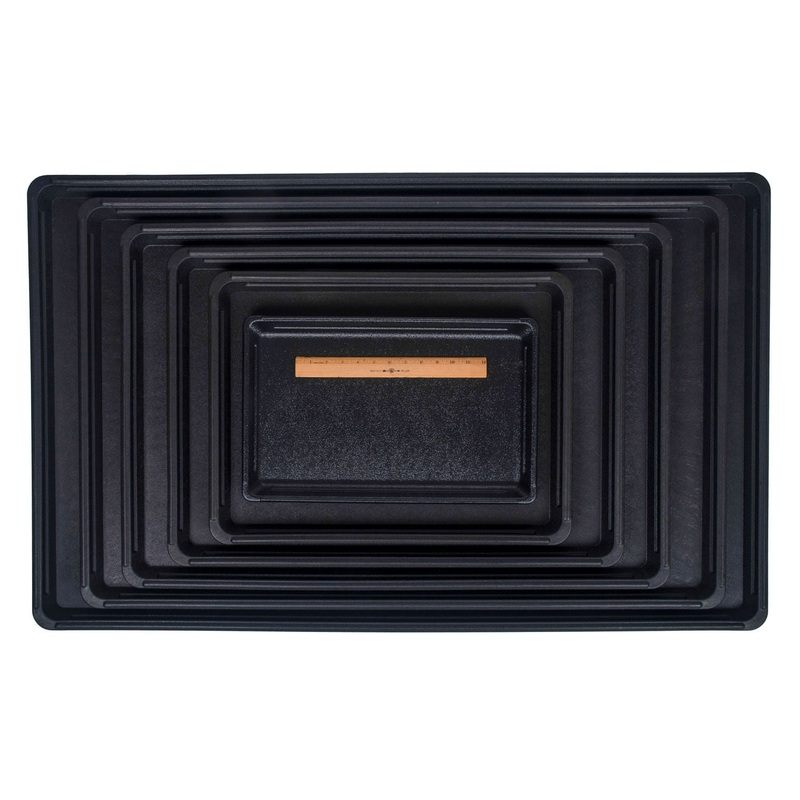 Replacement Plastic Trays|X-Small – 18.5″ x 11.75″k|S, 23″ x 17.25″|Medium, 28.75″ x 20″|Large, 34.5″ x 23″|X-Large, 40.5″ x 26″|Giant, 46.5″ x 29″