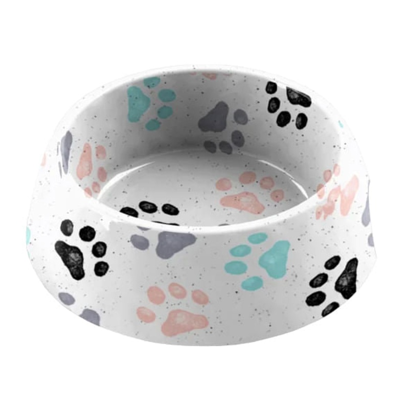 Retro Paw Print Bowl|2.5 cup|6 cup
