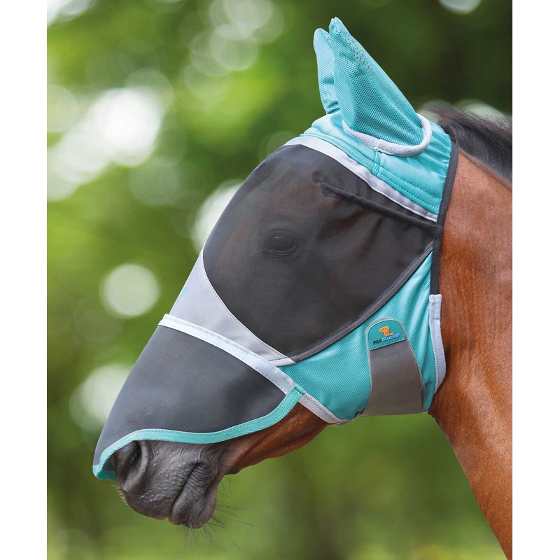 Shires Deluxe Fly Mask with Ears & Nose