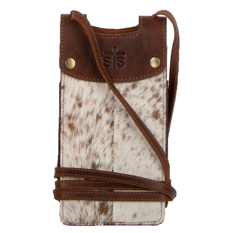 STS Cowhide Cell Phone Crossbody