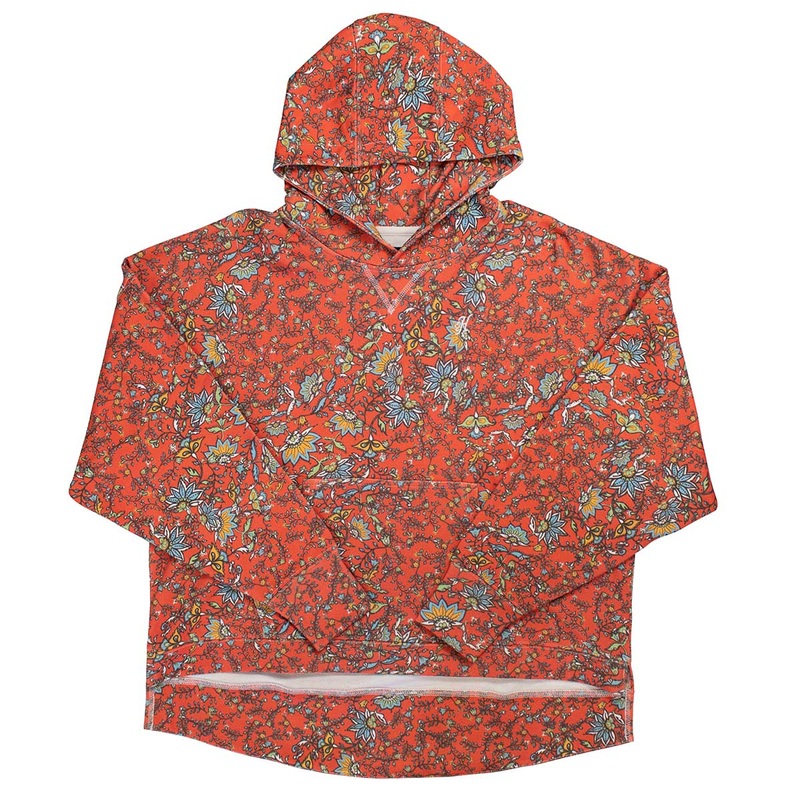 Hooey Roomy Ladies’ Hoodie, Poppy Floral/Pink