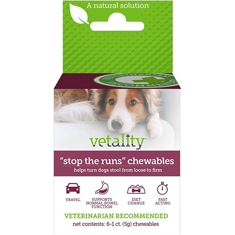 ‘Stop the Runs’ Anti-Diarrhea Chewables for Dogs, 6-1 ct
