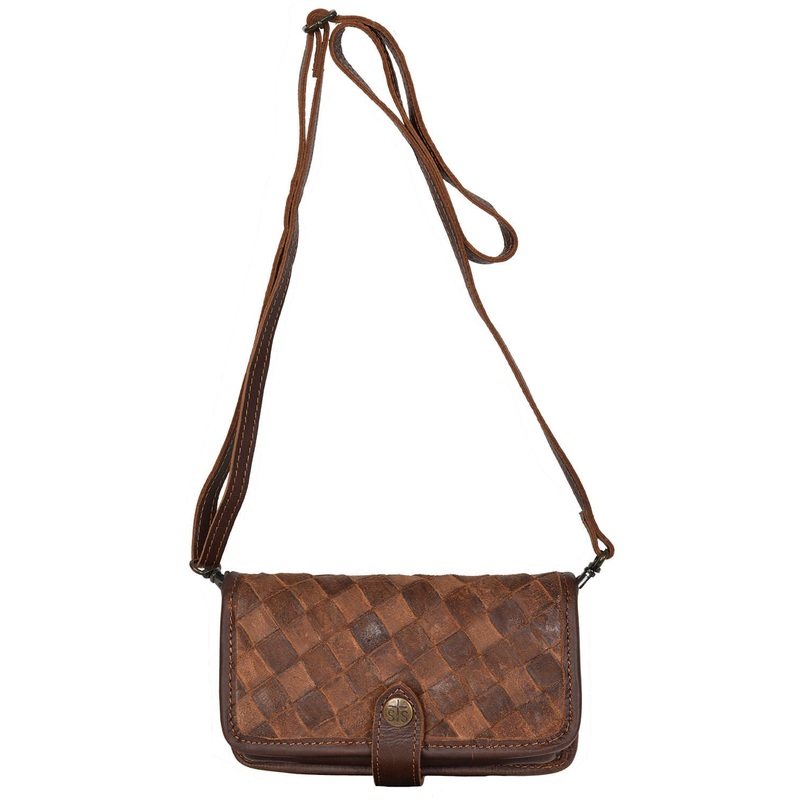 STS Basket Weave Bifold Crossbody