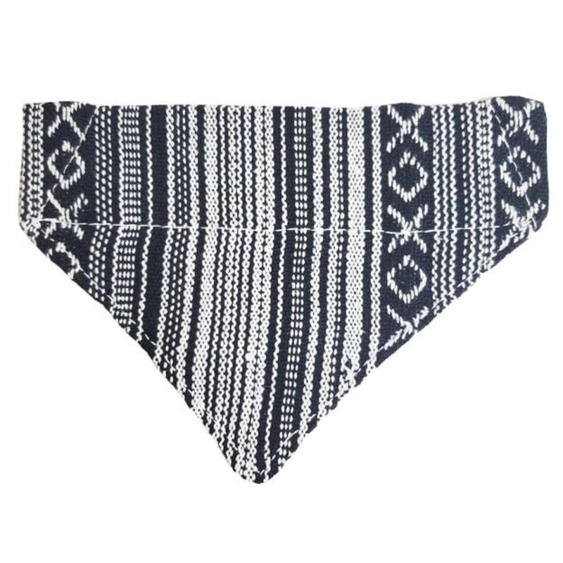 Walking Palm Dog Bandana|Salt and Pepper|Peacock Blue|Bohemian|Salsa