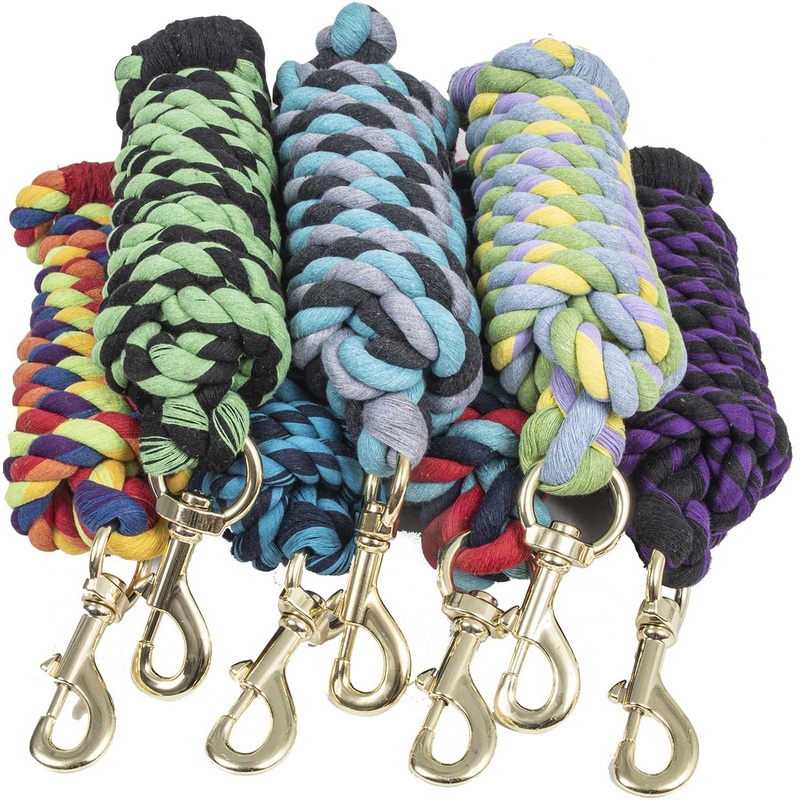 10′ Twisted Cotton Lead Rope, Assorted