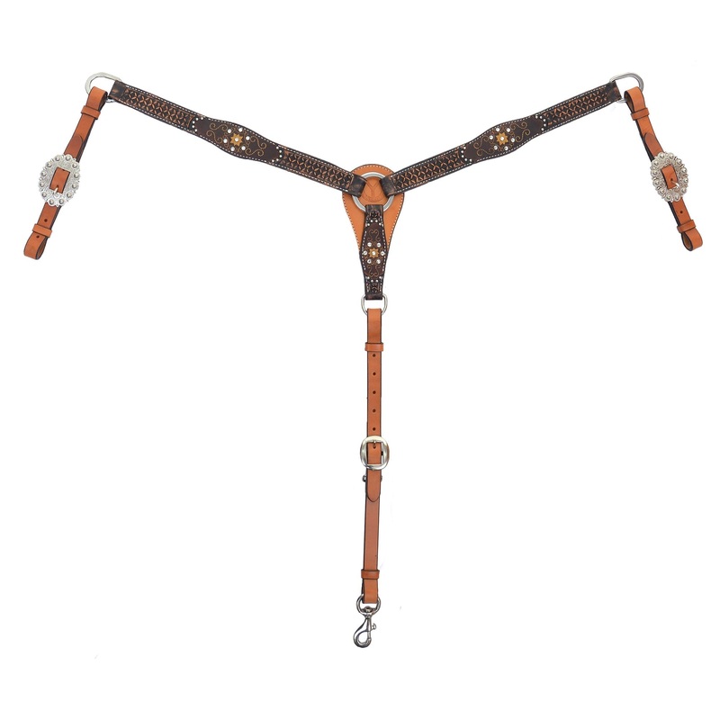 Marlene McRae Flower Crystal Breast Collar