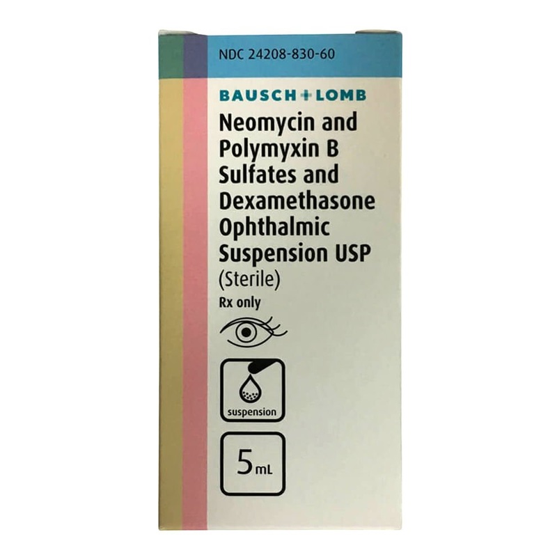 Neo/Poly/Dex Ophthalmic Suspension, 5 mL