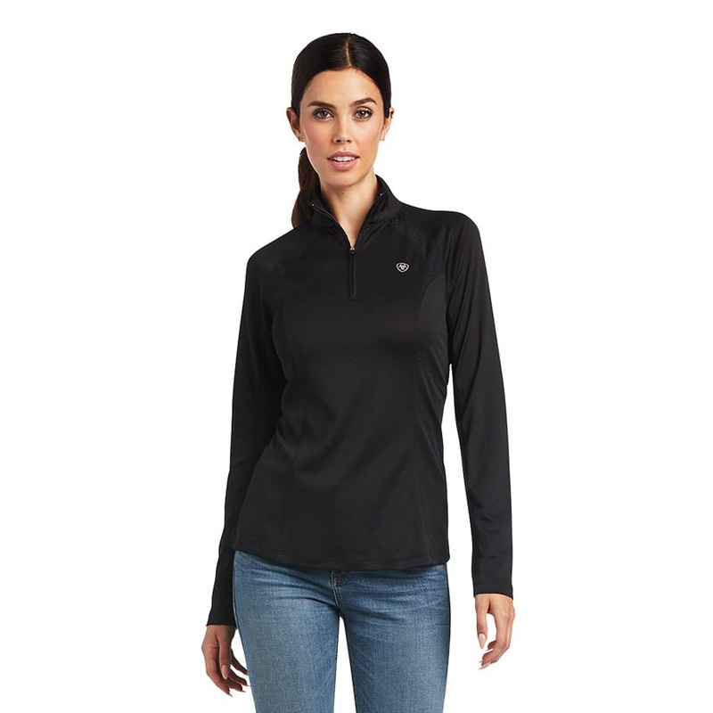 Ariat Womens Women’s Sunstopper 2.0 Baselayer, Black