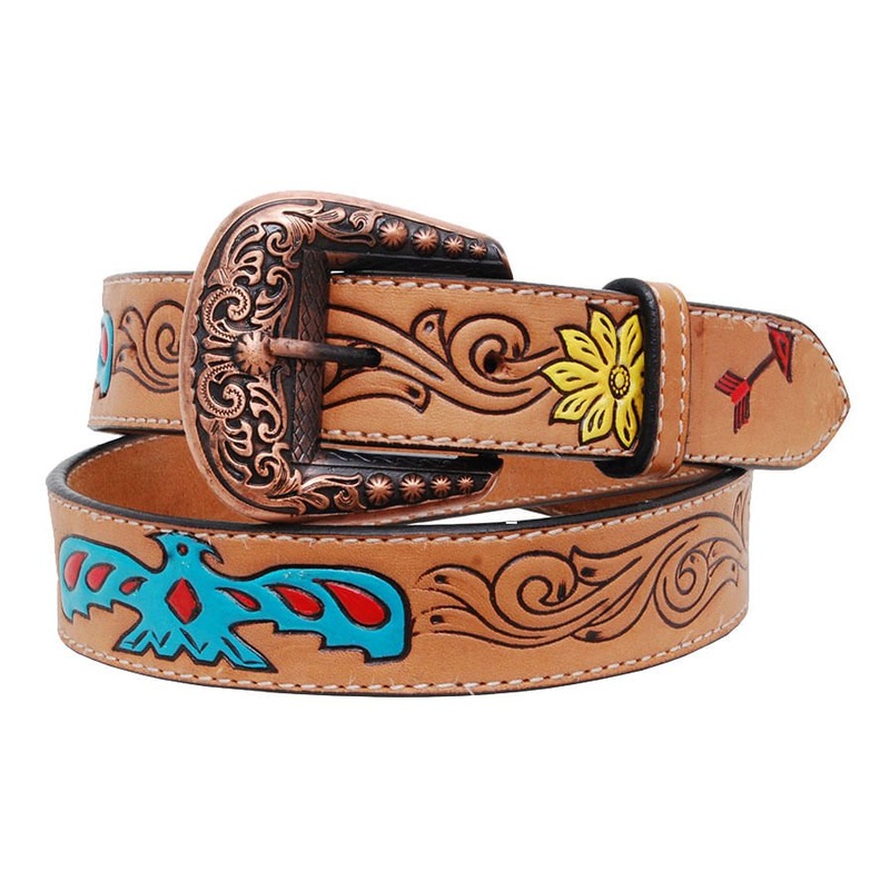 Rafter T Thunderbird Ladies’ Belt, Brown