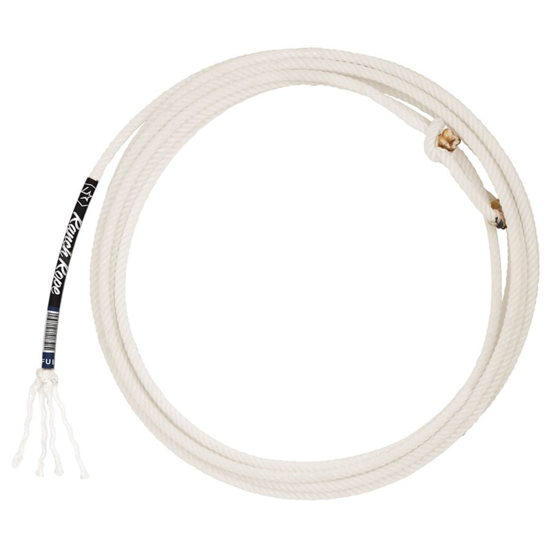 Ranch Rope w/Poly Core, White, 40′