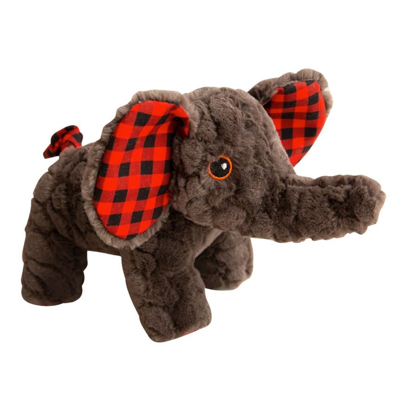 Snugarooz Eli the Elephant Plush Dog Toy, 11