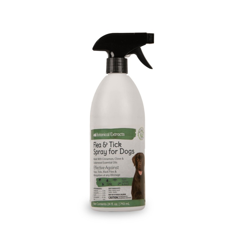 Natural Flea & Tick Spray for Dogs, 24 oz