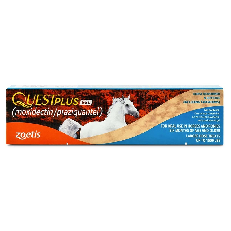 Quest Plus Gel Horse Dewormer|Single Pack|3 Pack|6 Pack|12 Pack