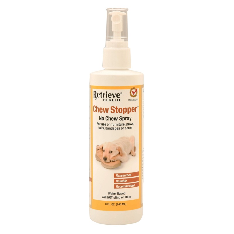Retrieve Chew Stopper No Chew Spray – Stop Dogs Chewing, 8 oz