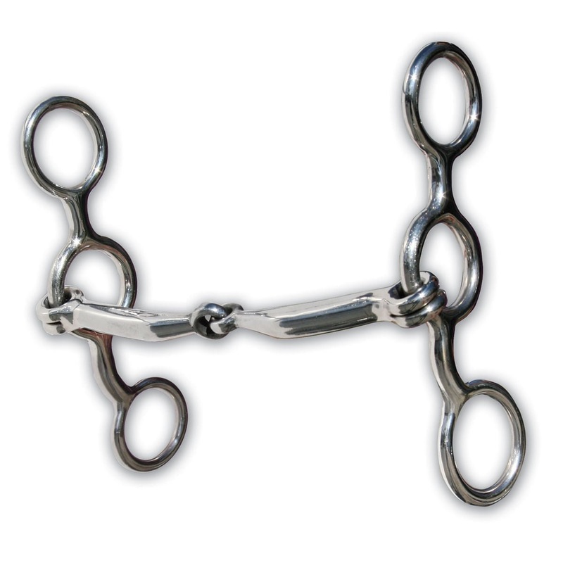 Equisential Performance Short Shank Bit, Smooth Snaffle