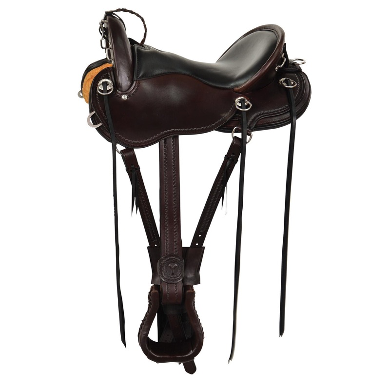 Julie Goodnight Cascade Crossover Trail Saddle, Wide, Walnut