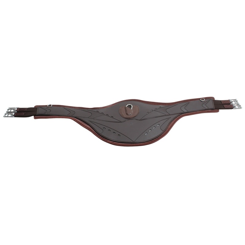 Professional’s Choice Contoured Belly Guard Jump Girth, Brown