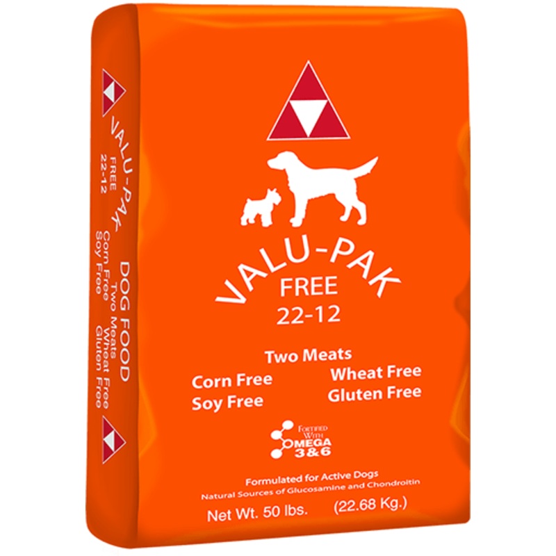 Valu-Pak Free 22-12 Performance Gluten Free Dry Dog Food (Orange Bag), 50 lb