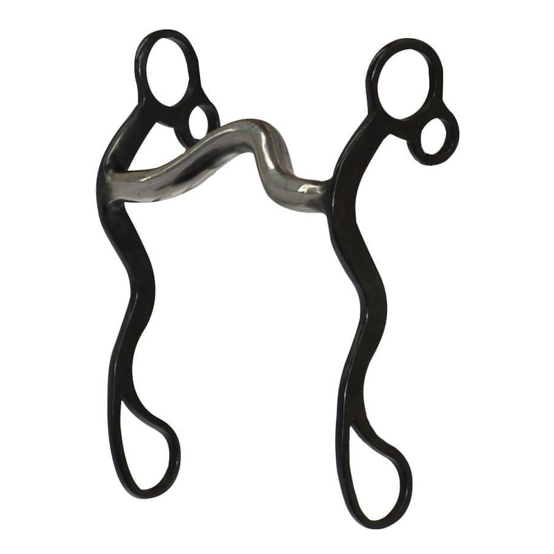 Diamond R Medium Port Cowboy Shank Bit