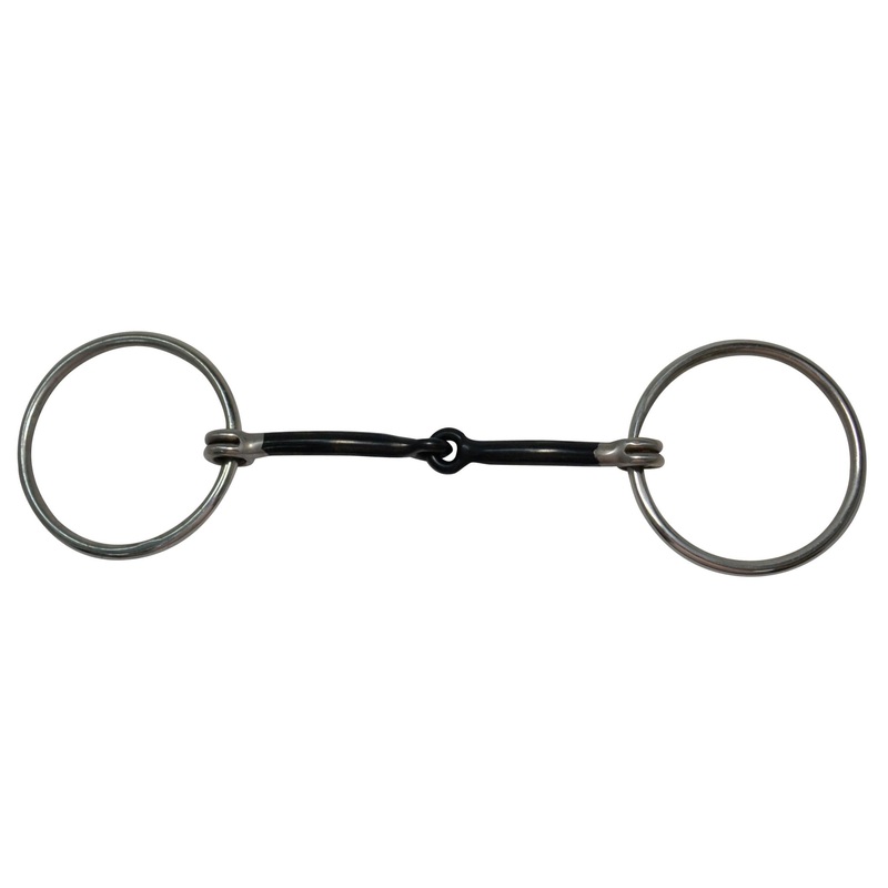 Diamond R Sweet Iron Snaffle Bit