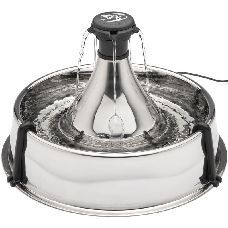 Drinkwell 360 Stainless Pet Fountain (& Replacement Filters)