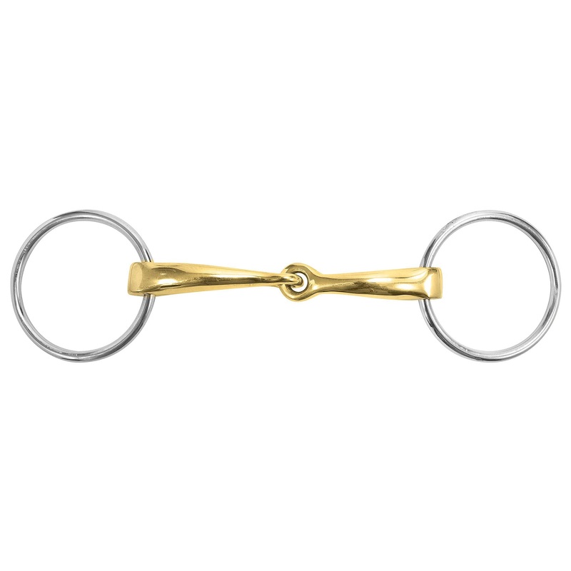 M Toulouse Curved Mouth 16mm Loose Ring Snaffle