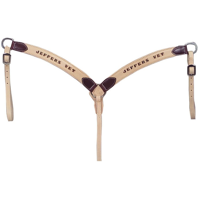 Personalized Leather Breast Collar