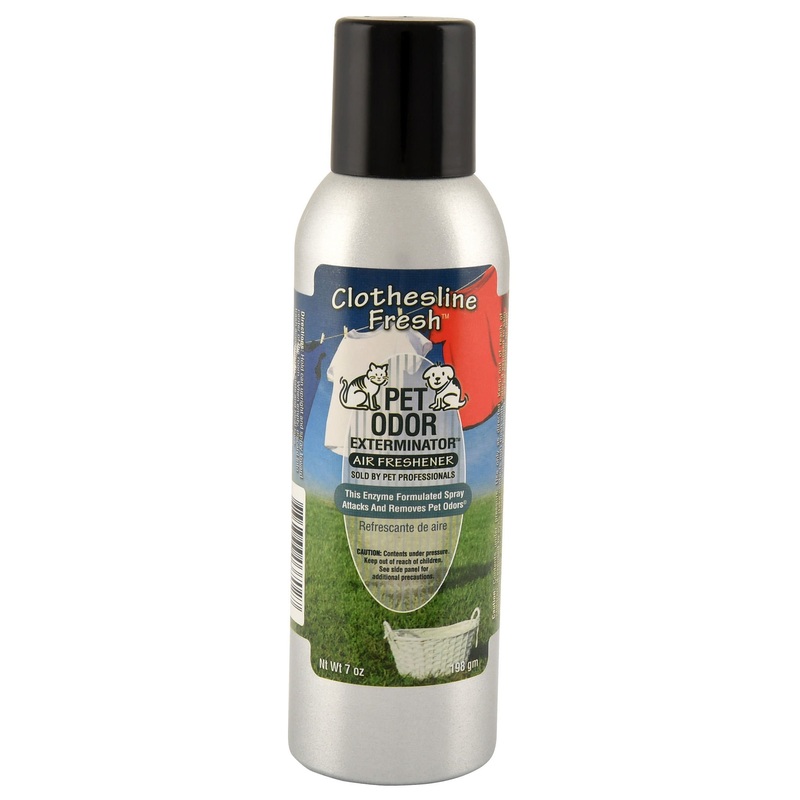 Pet Odor Exterminator Air Freshener Spray, Clothesline Fresh, 7 oz